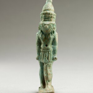 Horus amulet. Late Period to Ptolemaic Period, 664-30 BC; Metropolitan Museum of Art.