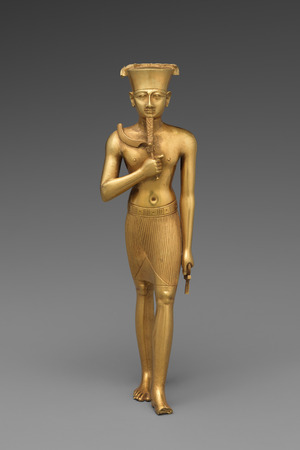 Статуэтка Амона. Третий переходный период, ок. 945-712 годов до н. э.; Metropolitan Museum of Art.