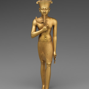 Statuette of Amun. Third Intermediate Period, ca. 945-712 BC; Metropolitan Museum of Art.