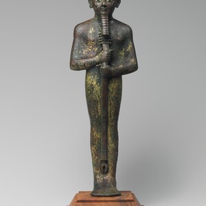 Statue of the god Ptah. Third Intermediate Period, ca. 1070-712 BC; Metropolitan Museum of Art.