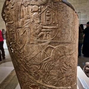State chariot of Thutmose IV, National Museum of Egyptian Civilization, Cairo.