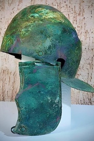 Bronze helmet found in Anapa in 2023. I-th century AD