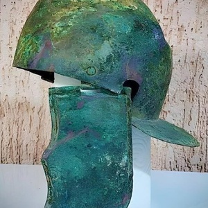 Bronze helmet found in Anapa in 2023. first century AD