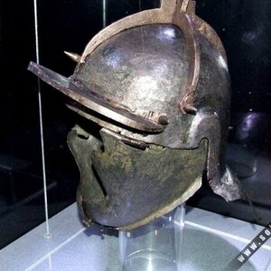 A helmet of the Niederbiber type from Siwach, 160 AD, is kept in the Sombor Museum