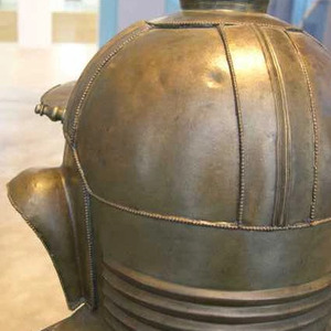 Imperial Italic H helmet from Niedermomter, late 2nd - early 3rd century AD.Rhenish Museum of Local Lore, Bonn, Germany.