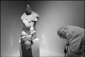 Gallery of the Greek and Roman Art department at the Metropolitan Museum of Art: ancient sculpture in a modern museum display.