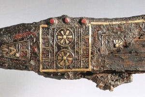 Type II pugio with artistic scabbard decoration; Early Empire.