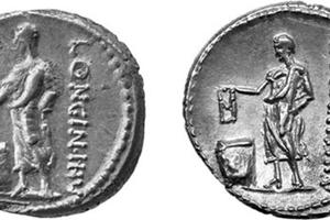 Coin with the image of a voting citizen