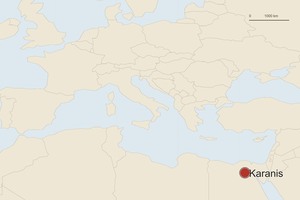Карта расположения: Каранис. Точка отмечает место античного памятника или основного археологического комплекса.