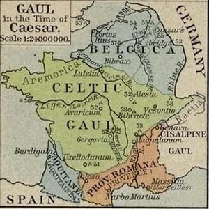 Лугдун / Лион: Gaul in the Time of Caesar; визуальный источник по памятнику, римский период, археологическая зона или музейный контекст.