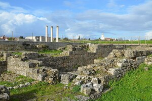 Conimbriga: Conimbriga; general view or excavated sector, Roman period, archaeological site or museum context.