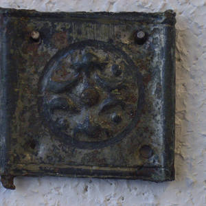 Early Imperial military belt fittings. Vindonissa Museum, Brugg, Switzerland.