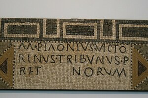 Трир / Augusta Treverorum: Victorinus Mosaik; визуальный источник по памятнику, римский период, археологическая зона или музейный контекст.