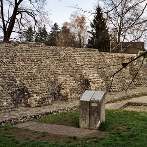 Augusta Raurica: Augustaraurica temple1; visual evidence for the site, Roman period, archaeological site or museum context.