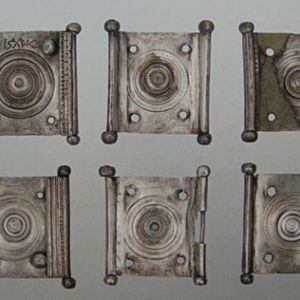 Belt plates from Vindonissa, Switzerland; first century CE.