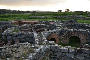 Conimbriga: Conimbriga; visual evidence for the site, Roman period, archaeological site or museum context.
