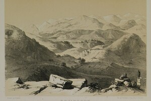 Сагаласс: Bouldroun Vue de l'emplacement de Sagalassus prise de la hauteur - Laborde Léon Emmanue...; визуальный источник по памятнику, римский период, археологическая зона или музейный контекст.