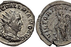 Viminacium: Valerianus antoninianus 253 2250425; visual evidence for the site, Roman period, archaeological site or museum context.