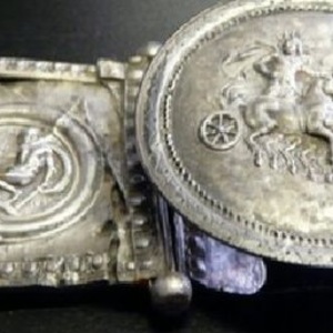 Attachment for studs, from Herculaneum; first century CE.