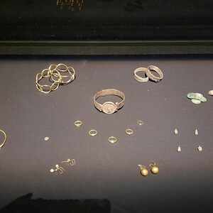 Camulodunum / Colchester: Fenwick Treasure 02; archaeological view, find or museum context connected with the site, Roman period or local archaeological context.