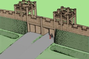 Инчтутил: Lagertor Inchtuthil; археологический вид, находка или музейный контекст, связанный с памятником, римский период или локальный археологический контекст.