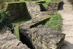 Виндонисса: Restaurierte Ruinen des Legionslagers Vindonissa; археологический вид, находка или музейный контекст, связанный с памятником, римский период или локальный археологический контекст.