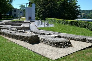 Виндонисса: Vindonissa-Porta-Decumana-01; археологический вид, находка или музейный контекст, связанный с памятником, римский период или локальный археологический контекст.