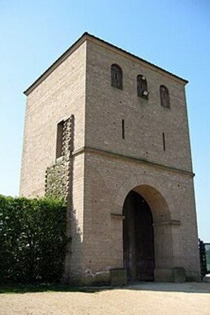 Колония Ульпия Траяна / Ксантен: Main gate (archaeological park Xanten, Germany, 2005-04-23); археологический вид, находка или музейный контекст, связанный с памятником, римский период или локальный археологический контекст.