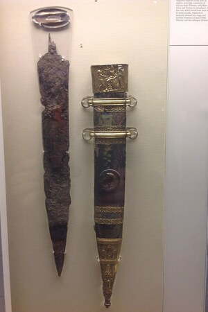 Mogontiacum / Mainz: Mainz sword; material-culture object or museum find connected with the site, Roman period or local archaeological context.