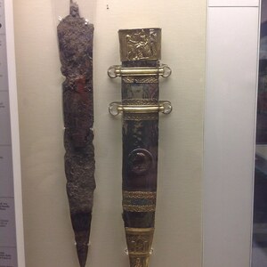 Mogontiacum / Mainz: Mainz sword; material-culture object or museum find connected with the site, Roman period or local archaeological context.