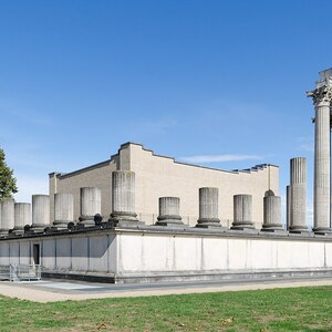 Колония Ульпия Траяна / Ксантен: Xanten, Archäologischer Park, Hafentempel, 2018-08 CN-01; археологический вид, находка или музейный контекст, связанный с памятником, римский период или локальный археологический контекст.