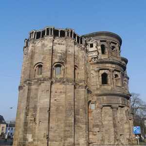 Trier / Augusta Treverorum: Trier Porta Nigra 05; archaeological view, find or museum context connected with the site, Roman period or local archaeological context.