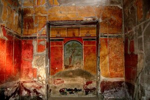 Оплонтис: Oplontis Caldarium room8; предмет материальной культуры или музейная находка, связанный с памятником, римский период или локальный археологический контекст.