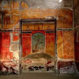 Oplontis: Oplontis Caldarium room8; material-culture object or museum find connected with the site, Roman period or local archaeological context.