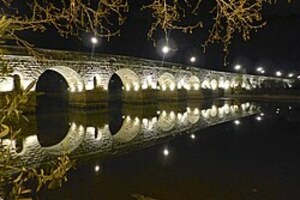 Августа Эмерита / Мерида: Spain-Merida-Spain-Merida-Puente Romano-P1170557; археологический вид, находка или музейный контекст, связанный с памятником, римский период или локальный археологический контекст.