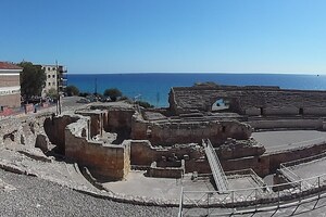 Tarraco / Tarragona: Roman amphitheatre, Tarragona 05; archaeological view, find or museum context connected with the site, Roman period or local archaeological context.