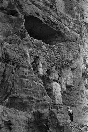 Cave of Letters: Cave of Letters (1); archaeological view, find or museum context connected with the site, Roman period or local archaeological context.