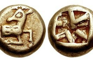 Эфес: Ephesos 620-600 BC; археологический вид, находка или музейный контекст, связанный с памятником, римский период или локальный археологический контекст.