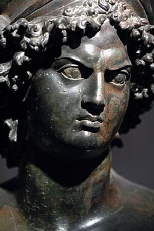 Zeugma: Gaziantep Zeugma Museum Mars statue 4076; material-culture object or museum find connected with the site, Roman period or local archaeological context.