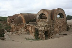 Лептис-Магна: 45 Hunting Baths; археологический вид, находка или музейный контекст, связанный с памятником, римский период или локальный археологический контекст.