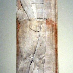 NAMA Aristion warrior by Aristokles funerary relief stele 520BC Athens Museum. Экспонат из собрания: Национальный археологический музей Афин.