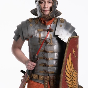 Legionary wearing lorica segmentata Corbridge B