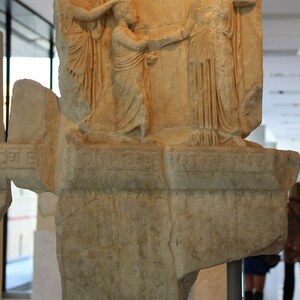 Athens Acropolis Museum Marble Relief (28363478021). Экспонат из собрания: Музей Акрополя.