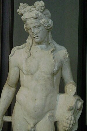 Dionysus statue Archaeological Museum of Thessaloniki Greece 04. Экспонат из собрания: Археологический музей Салоник.