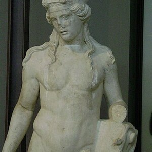 Dionysus statue Archaeological Museum of Thessaloniki Greece 04. Экспонат из собрания: Археологический музей Салоник.