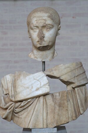 Bust Alexander Severus Glyptothek Munich. Object from the collection: Glyptothek and State Collections of Antiquities, Munich.