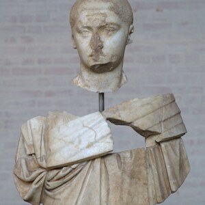 Bust Alexander Severus Glyptothek Munich. Object from the collection: Glyptothek and State Collections of Antiquities, Munich.
