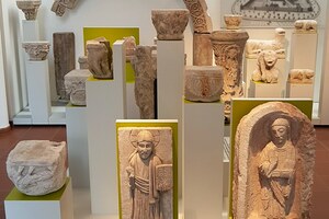 Рейнский земельный музей Трира: 2018 Rheinisches Landesmuseum Trier, romanische Bauskulpturen 01.