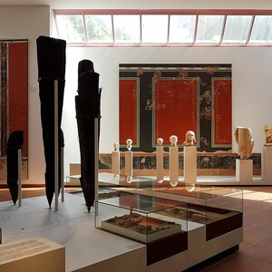 Rheinisches Landesmuseum Trier: 2018 Rheinisches Landesmuseum Trier, Freskensaal 1.