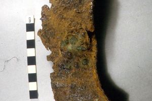 Part of Corbridge lorica segmentata I-II century CE